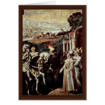Alcina empfängt Ruggero durch Nicolã ² Dellâ€™Abat Karten