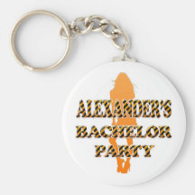 Alexanders Junggeselle-Party Schlüsselanhänger