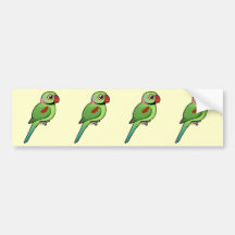 AlexandrineParakeet Auto Aufkleber