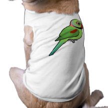 AlexandrineParakeet Hund T Shirts