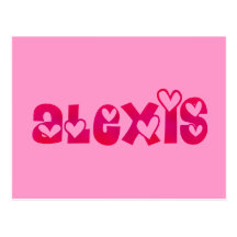 Alexis in den Herzen Postkarten