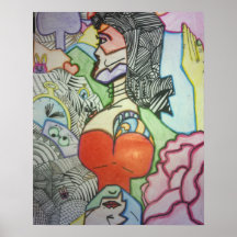 Alice 2 Faces Posterdruck