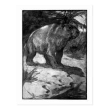 Alice B. Woodward: Diprotodon Kunstpostkarte