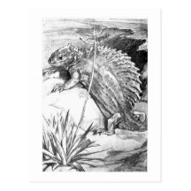 Alice B. Woodward: Edaphosauruskunstpostkarte