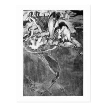 Alice B. Woodward: Hesperornis Kunstpostkarte