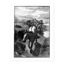 Alice B. Woodward: Hipparion Kunstpostkarte