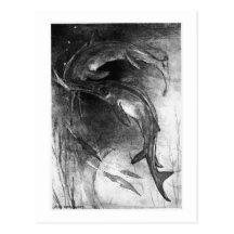 Alice B. Woodward: Ichthyosaurskunstpostkarte
