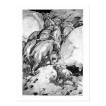 Alice B. Woodward: Moeritherium Kunstpostkarte