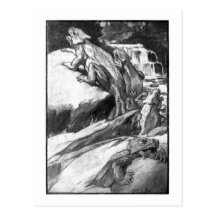Alice B. Woodward: Permische Reptilkunstpostkarte