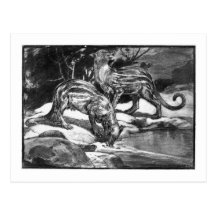 Alice B. Woodward: Phenacodus Kunstpostkarte