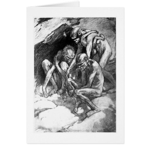 Alice B. Woodward: Pithecanthropuskunstkarte