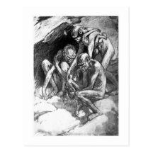 Alice B. Woodward: Pithecanthropuskunstpostkarte