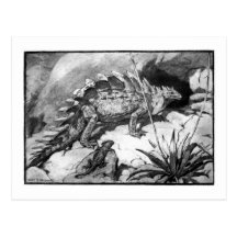Alice B. Woodward: Stegosauruskunstpostkarte