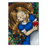 "Alice, die" Gruß-Karte träumt