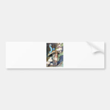 Alice ersucht um Rat von der Raupe Auto Sticker