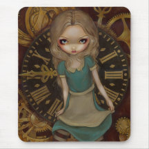 "Alice im Uhrwerk" Mousepad
