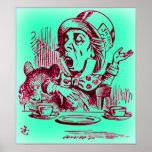 Alice im Wunderland - das wütende Hutmacher-Plakat