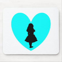 Alice im Wunderland-Liebe Mauspads