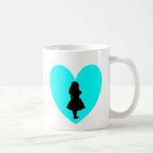 Alice im Wunderland-Liebe Teetasse