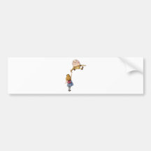 Alice im Wunderland und Humpty Dumpty Auto Aufkleber