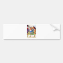ALICE SAGT, "KUCHEN MACHT ES BESSER " AUTOSTICKER