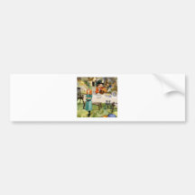 Alice und das wütenden der Tee-Party des Hutmacher Autosticker