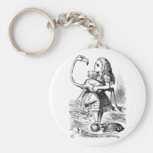 Alice und der Flamingo Schlüsselbänder