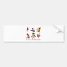 Alice und ihre Freunde im Märchenland Autosticker