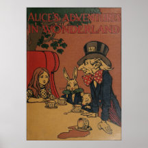 Alices Abenteuer im Märchenland Plakate