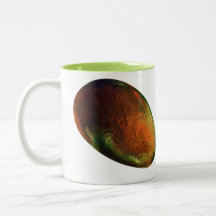 Alien-Augen Kaffee Haferl