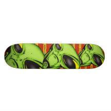 Alien-Augen Personalisiertes Skateboarddeck