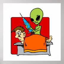 Alien-Autopsie Posterdruck