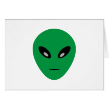 alien grußkarten