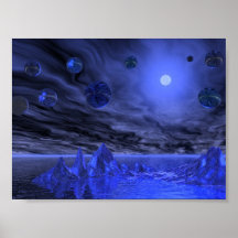 Alien-Himmel Plakatdruck