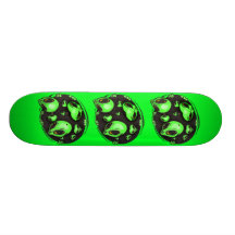 Alien-Invasion Personalisiertes Skatedeck