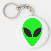 Alien-Kopf Schlüsselanhänger