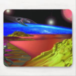 Alien-Landschaft Mauspads