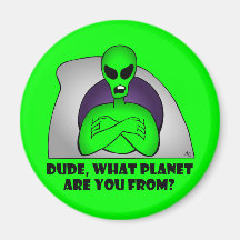 ALIEN PLANET-6 KÜHLSCHRANKMAGNETE