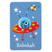 Alien-Raumschiff-flexibler Magnet