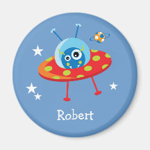 Alien-Raumschiff-Magnet Kühlschrankmagnete