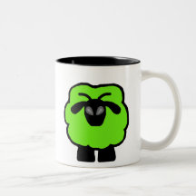 Alien-Schaf-Becher Tee Haferl