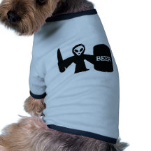 alienschrotflinte hund tshirt