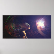 Alienverstand - Druck der feinen Kunst poster