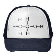 Alkohol - chemische Formel Baseball Cap