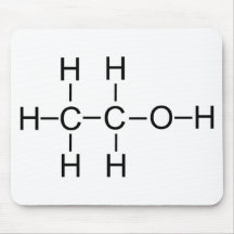 Alkohol - chemische Formel Mauspad