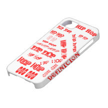 all over white/red hip hop case iPhone 5 covers
