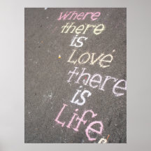 Alle, die Sie benötigen, ist Liebe Plakatdruck