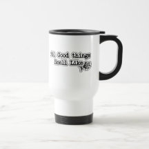 Alle guten Sachen riechen wie Fisch-lustiges Fisch Kaffeehaferl