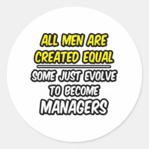 Alle Männer sind hergestellte Gleichgestellt-… Man Sticker