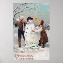 Alle Weihnachtsfreude ist- Ihre Posterdrucke